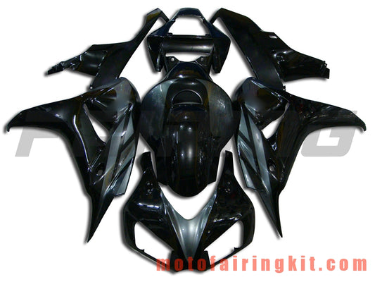 Kits de carenado aptos para CBR1000RR 2006 2007 CBR1000 RR 06 07 Molde de inyección de plástico ABS Carrocería completa para motocicleta Marco de carrocería de posventa (negro) B053