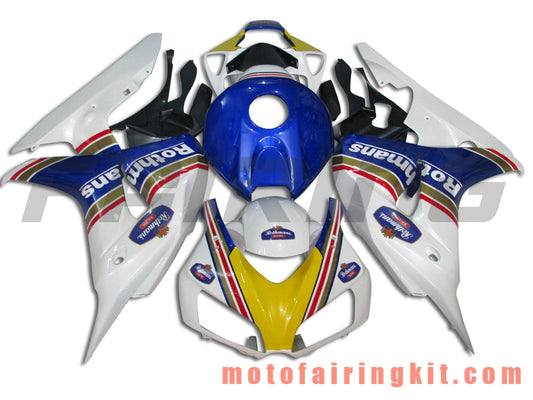 Fairing Kits Fit for CBR1000RR 2006 2007 CBR1000 RR 06 07 Plastic ABS Injection Mold Complete Motorcycle Body Aftermarket Bodywork Frame (Blue & White) B058