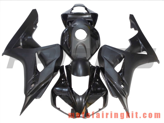 Fairing Kits Fit for CBR1000RR 2006 2007 CBR1000 RR 06 07 Plastic ABS Injection Mold Complete Motorcycle Body Aftermarket Bodywork Frame (Black) B064