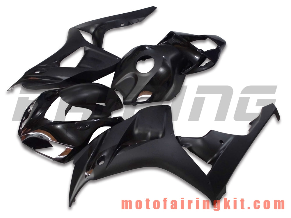 Fairing Kits Fit for CBR1000RR 2006 2007 CBR1000 RR 06 07 Plastic ABS Injection Mold Complete Motorcycle Body Aftermarket Bodywork Frame (Black) B064