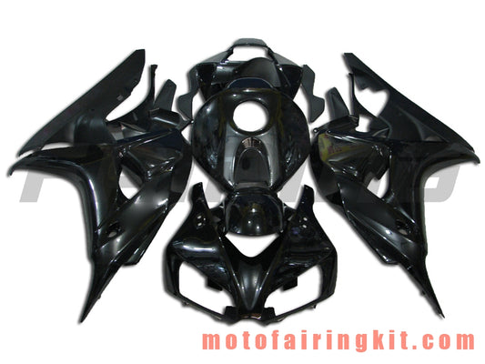 Fairing Kits Fit for CBR1000RR 2006 2007 CBR1000 RR 06 07 Plastic ABS Injection Mold Complete Motorcycle Body Aftermarket Bodywork Frame (Black) B068