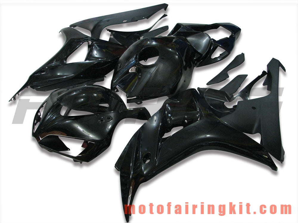 Fairing Kits Fit for CBR1000RR 2006 2007 CBR1000 RR 06 07 Plastic ABS Injection Mold Complete Motorcycle Body Aftermarket Bodywork Frame (Black) B068