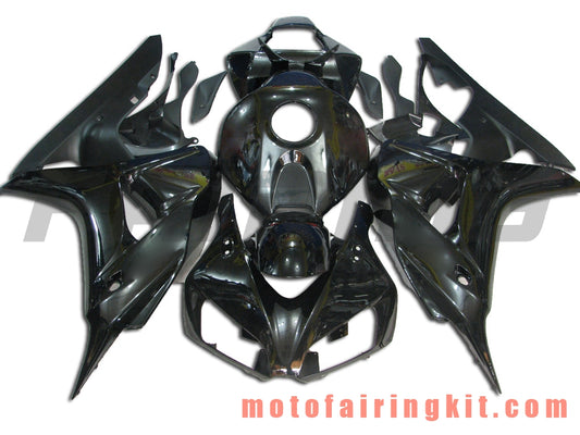 Fairing Kits Fit for CBR1000RR 2006 2007 CBR1000 RR 06 07 Plastic ABS Injection Mold Complete Motorcycle Body Aftermarket Bodywork Frame (Black) B069