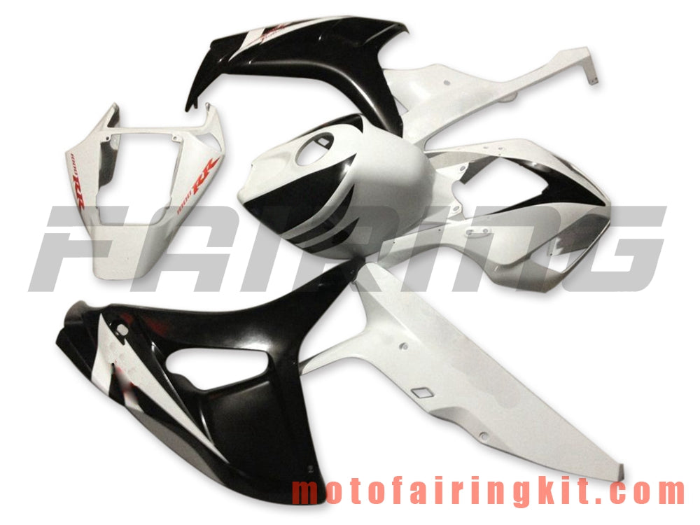 Fairing Kits Fit for CBR1000RR 2006 2007 CBR1000 RR 06 07 Plastic ABS Injection Mold Complete Motorcycle Body Aftermarket Bodywork Frame (White & Black) B091