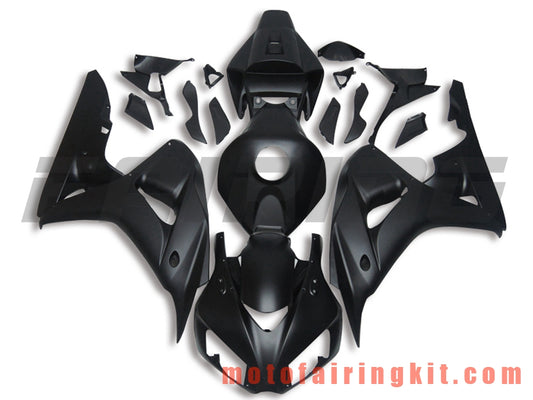 Kits de carenado aptos para CBR1000RR 2006 2007 CBR1000 RR 06 07 Molde de inyección de plástico ABS Carrocería completa para motocicleta Carrocería del mercado de accesorios Marco (negro) B099