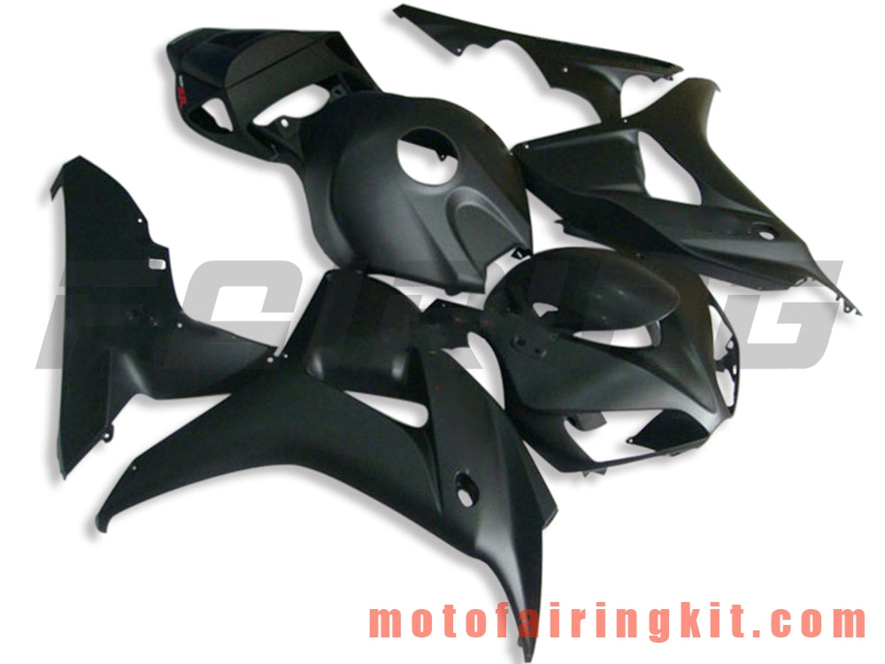 フェアリングキット CBR1000RR 2006 2007 CBR1000 RR 06 07 プラスチック ABS 射出成形 完全なオートバイボディ アフターマーケットボディワークフレーム (ブラック) B099