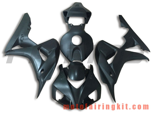 Kits de carenado aptos para CBR1000RR 2006 2007 CBR1000 RR 06 07 Molde de inyección de plástico ABS Carrocería completa para motocicleta Carrocería del mercado de accesorios Marco (negro) B101