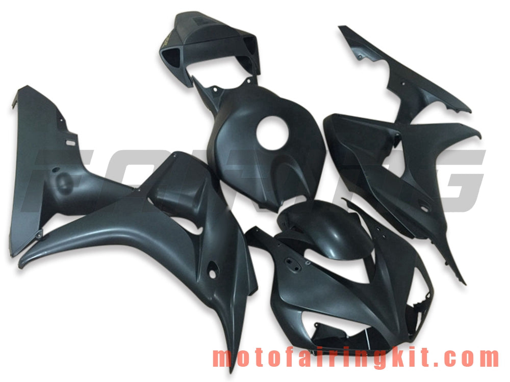 Fairing Kits Fit for CBR1000RR 2006 2007 CBR1000 RR 06 07 Plastic ABS Injection Mold Complete Motorcycle Body Aftermarket Bodywork Frame (Black) B101