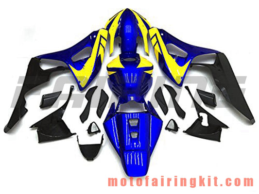 Kits de carenado aptos para CBR1000RR 2006 2007 CBR1000 RR 06 07 Molde de inyección de plástico ABS Carrocería completa para motocicleta Carrocería del mercado de accesorios Marco (azul y amarillo) B109