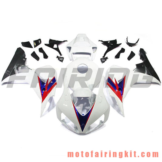 Kits de carenado aptos para CBR1000RR 2006 2007 CBR1000 RR 06 07 Molde de inyección de plástico ABS Carrocería completa para motocicleta Marco de carrocería de posventa (blanco y negro) B115