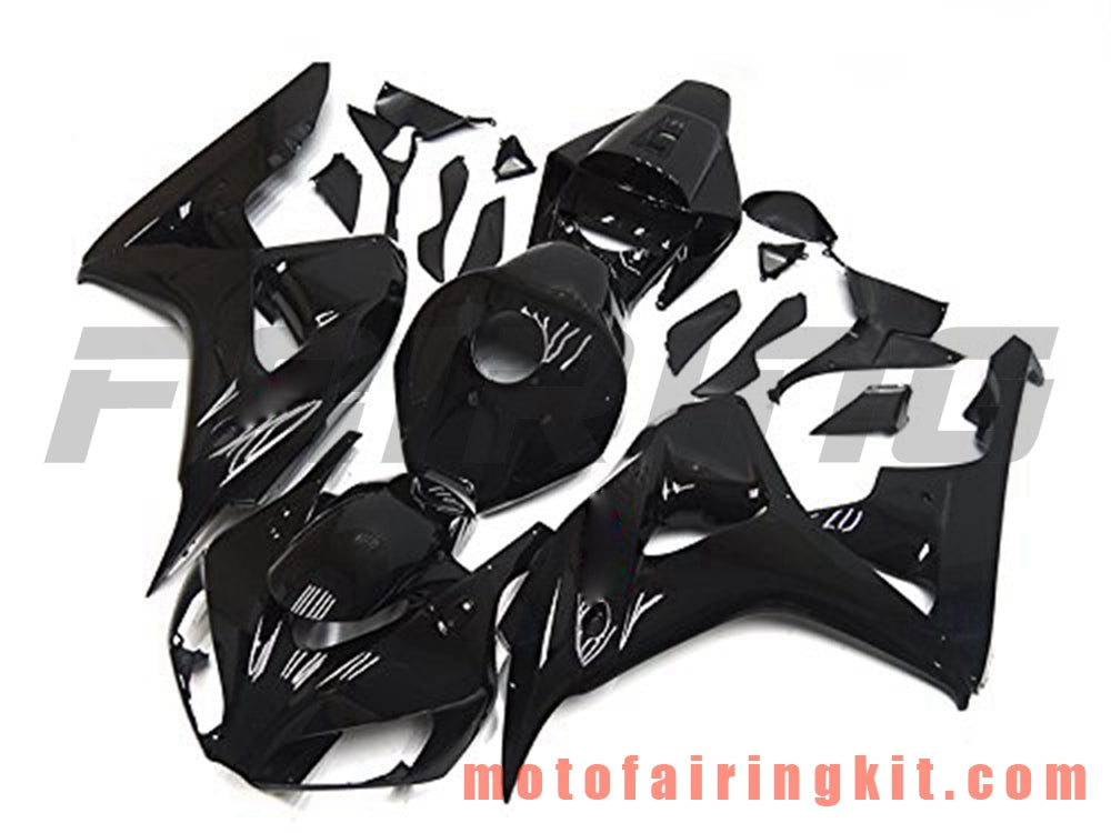 Kits de carenado aptos para CBR1000RR 2006 2007 CBR1000 RR 06 07 Molde de inyección de plástico ABS Carrocería completa para motocicleta Carrocería del mercado de accesorios Marco (negro) B117