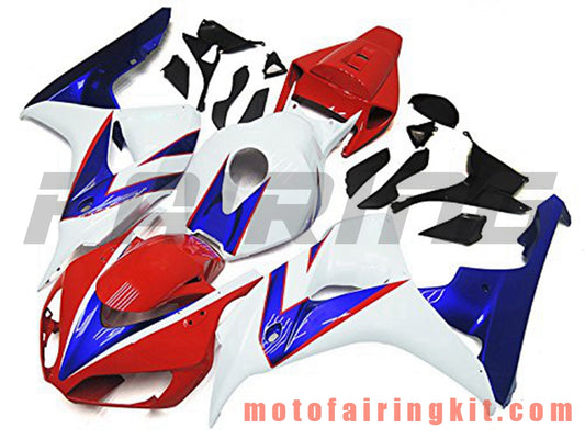 Kits de carenado aptos para CBR1000RR 2006 2007 CBR1000 RR 06 07 Molde de inyección de plástico ABS Carrocería completa para motocicleta Carrocería del mercado de accesorios Marco (rojo y blanco) B122