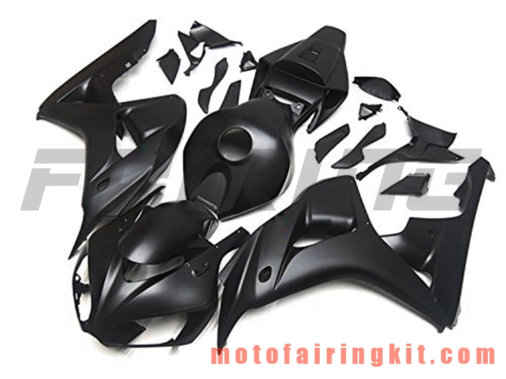 Fairing Kits Fit for CBR1000RR 2006 2007 CBR1000 RR 06 07 Plastic ABS Injection Mold Complete Motorcycle Body Aftermarket Bodywork Frame (Black) B123