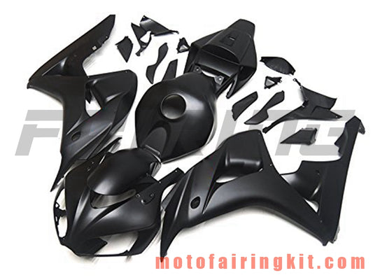 Kits de carenado aptos para CBR1000RR 2006 2007 CBR1000 RR 06 07 Molde de inyección de plástico ABS Carrocería completa para motocicleta Carrocería del mercado de accesorios Marco (negro) B123