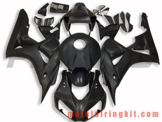 Fairing Kits Fit for CBR1000RR 2006 2007 CBR1000 RR 06 07 Plastic ABS Injection Mold Complete Motorcycle Body Aftermarket Bodywork Frame (Black) B145