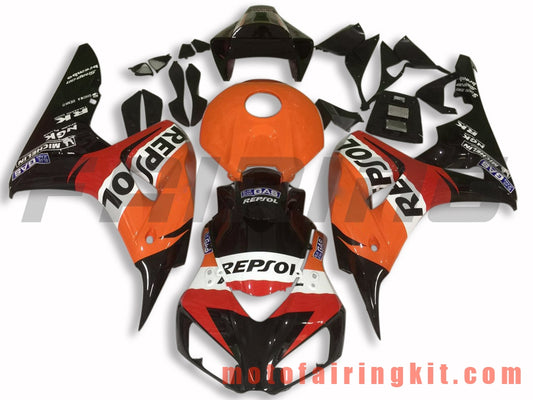 Fairing Kits Fit for CBR1000RR 2006 2007 CBR1000 RR 06 07 Plastic ABS Injection Mold Complete Motorcycle Body Aftermarket Bodywork Frame (Orange & Black) B146