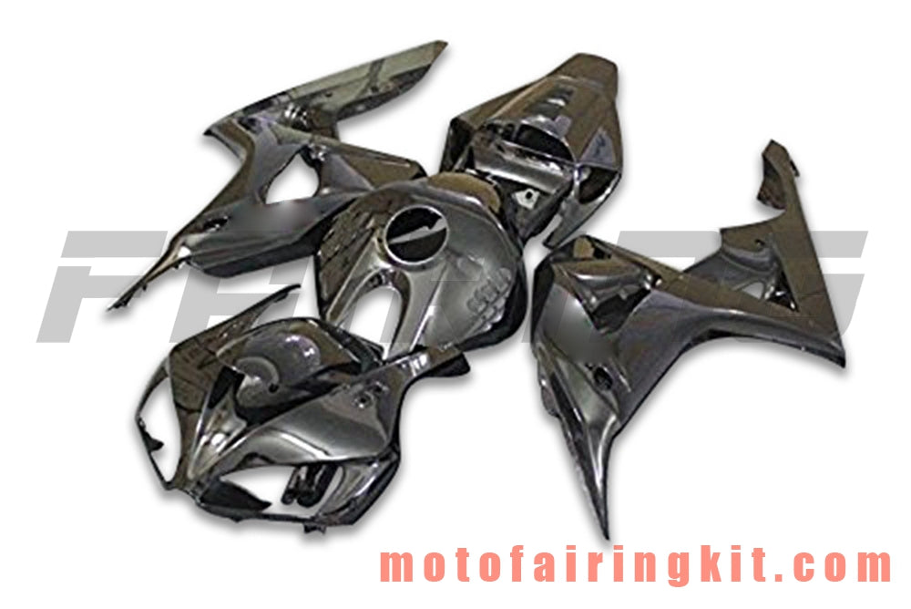 Fairing Kits Fit for CBR1000RR 2006 2007 CBR1000 RR 06 07 Plastic ABS Injection Mold Complete Motorcycle Body Aftermarket Bodywork Frame (Black) B166