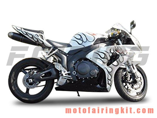 Kits de carenado aptos para CBR1000RR 2006 2007 CBR1000 RR 06 07 Molde de inyección de plástico ABS Carrocería completa para motocicleta Carrocería del mercado de accesorios Marco (blanco y plateado) B169