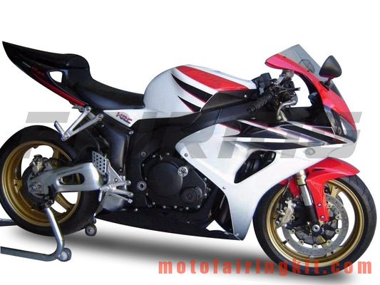 フェアリングキット CBR1000RR 2006 2007 CBR1000 RR 06 07 プラスチック ABS 射出成形 完全なオートバイボディ アフターマーケットボディワークフレーム (レッド &amp; ホワイト) B171