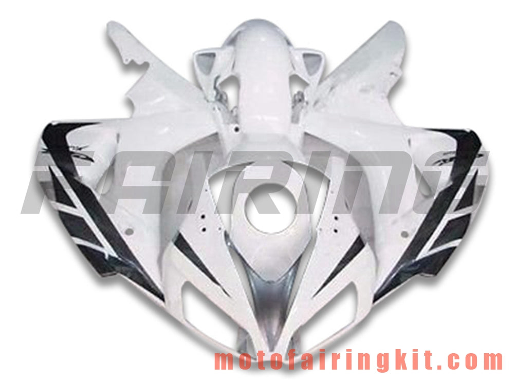 Fairing Kits Fit for CBR1000RR 2006 2007 CBR1000 RR 06 07 Plastic ABS Injection Mold Complete Motorcycle Body Aftermarket Bodywork Frame (White & Gray) B173