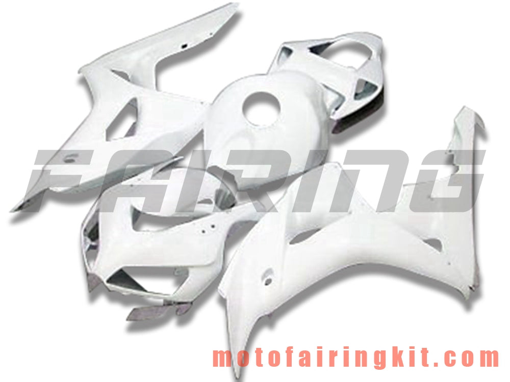 Fairing Kits Fit for CBR1000RR 2006 2007 CBR1000 RR 06 07 Plastic ABS Injection Mold Complete Motorcycle Body Aftermarket Bodywork Frame (White) B174