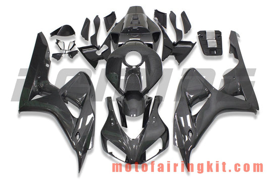 Fairing Kits Fit for CBR1000RR 2006 2007 CBR1000 RR 06 07 Plastic ABS Injection Mold Complete Motorcycle Body Aftermarket Bodywork Frame (Carbon Fiber) B201