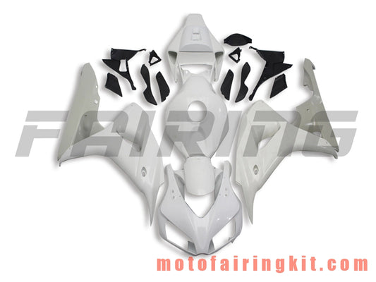 Fairing Kits Fit for CBR1000RR 2006 2007 CBR1000 RR 06 07 Plastic ABS Injection Mold Complete Motorcycle Body Aftermarket Bodywork Frame (Unpainted) BBB1