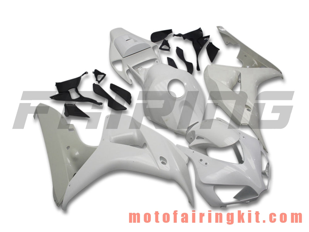 Fairing Kits Fit for CBR1000RR 2006 2007 CBR1000 RR 06 07 Plastic ABS Injection Mold Complete Motorcycle Body Aftermarket Bodywork Frame (Unpainted) BBB1