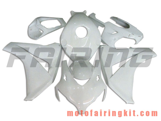 Fairing Kits Fit for CBR1000RR 2008 2009 2010 2011 CBR1000 RR 08 09 10 11 Plastic ABS Injection Mold Complete Motorcycle Body Aftermarket Bodywork Frame (White) B006