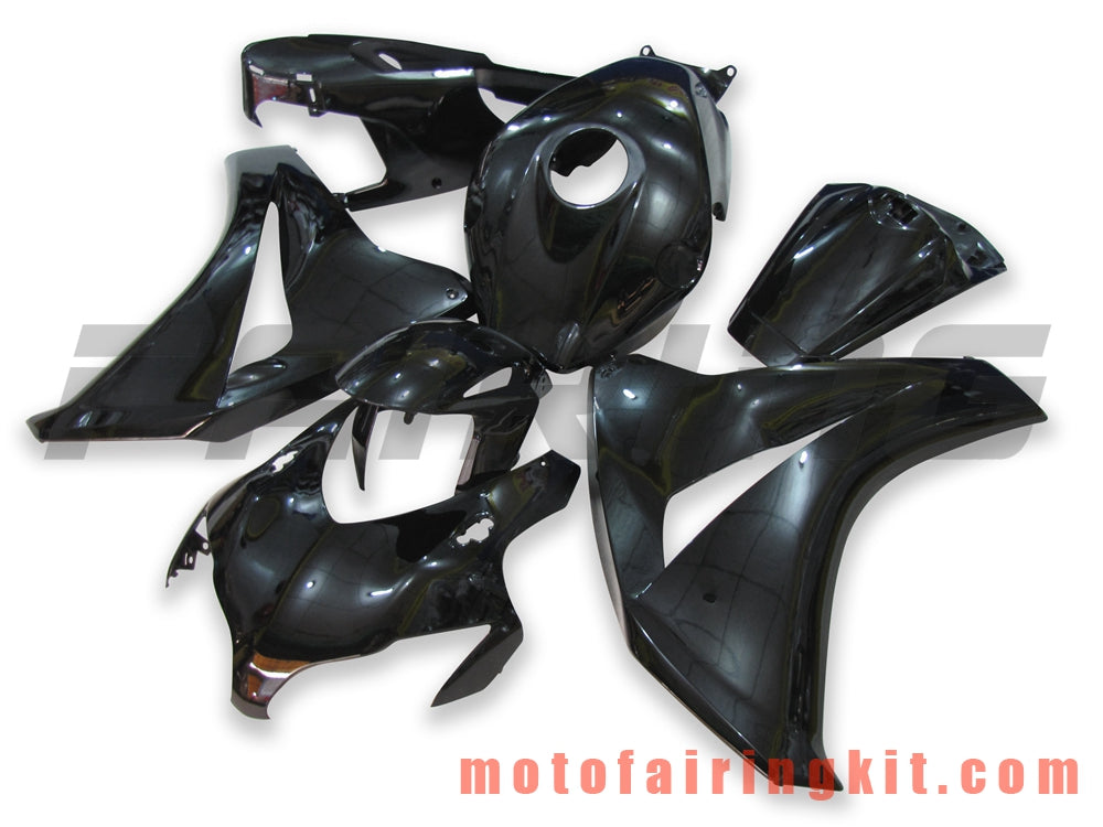 Fairing Kits Fit for CBR1000RR 2008 2009 2010 2011 CBR1000 RR 08 09 10 11 Plastic ABS Injection Mold Complete Motorcycle Body Aftermarket Bodywork Frame (Black) B007