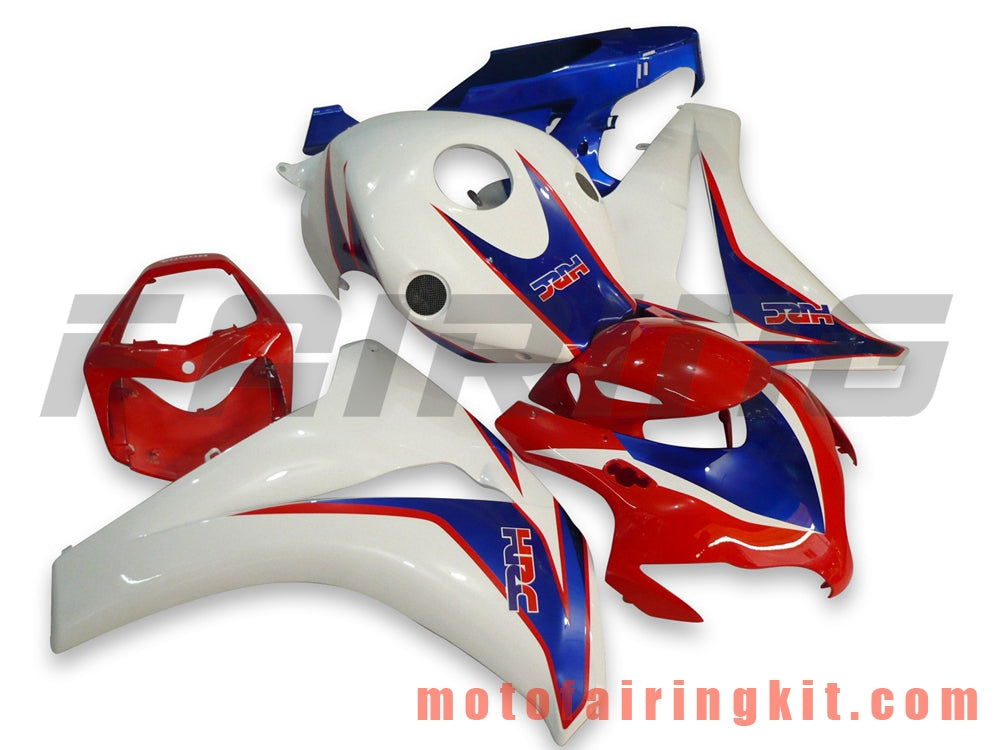 Fairing Kits Fit for CBR1000RR 2008 2009 2010 2011 CBR1000 RR 08 09 10 11 Plastic ABS Injection Mold Complete Motorcycle Body Aftermarket Bodywork Frame (White & Red) B011