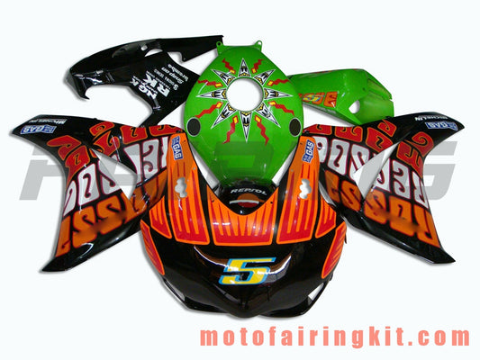 Kits de carenado aptos para CBR1000RR 2008 2009 2010 2011 CBR1000 RR 08 09 10 11 Molde de inyección de plástico ABS Carrocería completa para motocicleta Carrocería del mercado de accesorios Marco (rojo y naranja) B019