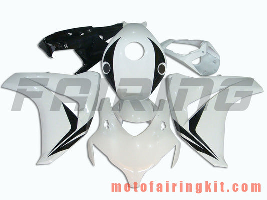 Kits de carenado aptos para CBR1000RR 2008 2009 2010 2011 CBR1000 RR 08 09 10 11 Molde de inyección de plástico ABS Carrocería completa para motocicleta Marco de carrocería de posventa (blanco y negro) B022