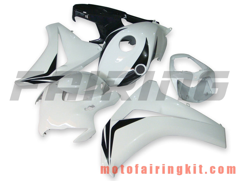 Fairing Kits Fit for CBR1000RR 2008 2009 2010 2011 CBR1000 RR 08 09 10 11 Plastic ABS Injection Mold Complete Motorcycle Body Aftermarket Bodywork Frame (White & Black) B022