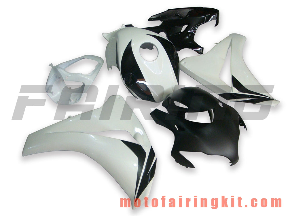 Fairing Kits Fit for CBR1000RR 2008 2009 2010 2011 CBR1000 RR 08 09 10 11 Plastic ABS Injection Mold Complete Motorcycle Body Aftermarket Bodywork Frame (Black & White) B029