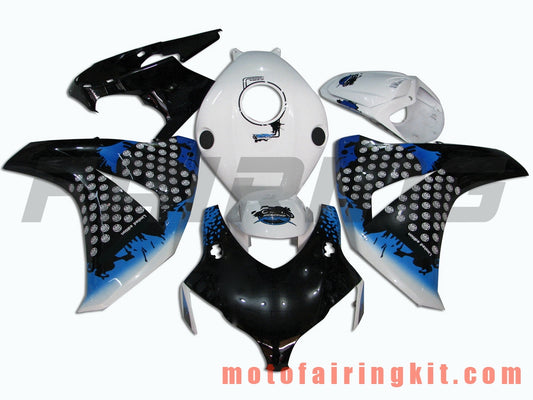 Kits de carenado aptos para CBR1000RR 2008 2009 2010 2011 CBR1000 RR 08 09 10 11 Molde de inyección de plástico ABS Carrocería completa para motocicleta Marco de carrocería de posventa (blanco y negro) B032