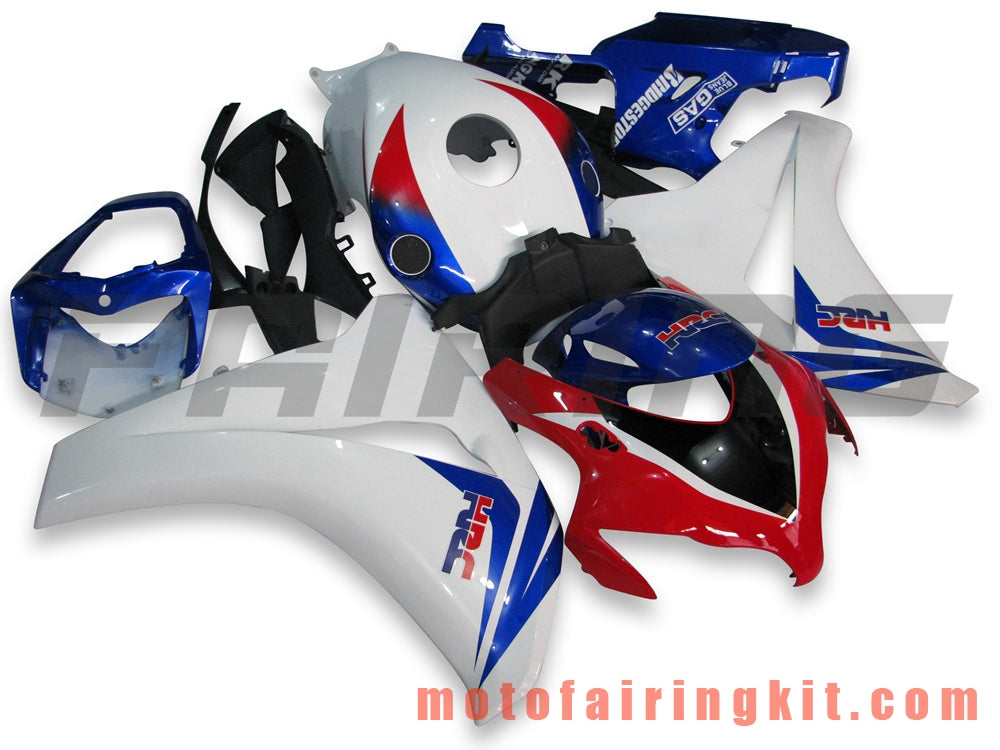 Fairing Kits Fit for CBR1000RR 2008 2009 2010 2011 CBR1000 RR 08 09 10 11 Plastic ABS Injection Mold Complete Motorcycle Body Aftermarket Bodywork Frame (Red & White) B037