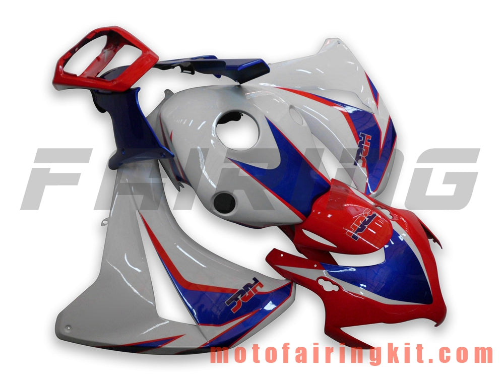 Kits de carenado aptos para CBR1000RR 2008 2009 2010 2011 CBR1000 RR 08 09 10 11 Molde de inyección de plástico ABS Carrocería completa para motocicleta Carrocería del mercado de accesorios Marco (blanco y azul) B039