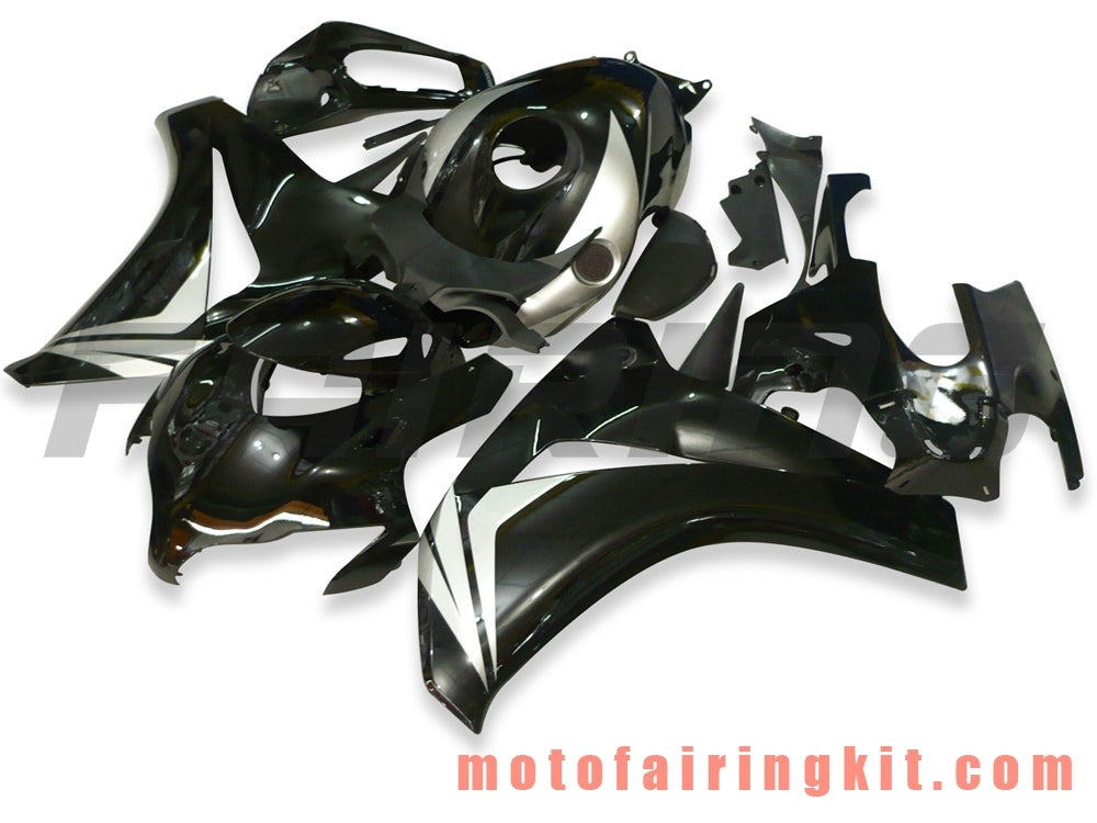 Fairing Kits Fit for CBR1000RR 2008 2009 2010 2011 CBR1000 RR 08 09 10 11 Plastic ABS Injection Mold Complete Motorcycle Body Aftermarket Bodywork Frame (Black) B044