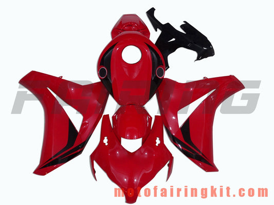 Kits de carenado aptos para CBR1000RR 2008 2009 2010 2011 CBR1000 RR 08 09 10 11 Molde de inyección de plástico ABS Carrocería completa para motocicleta Marco de carrocería de posventa (rojo y negro) B053