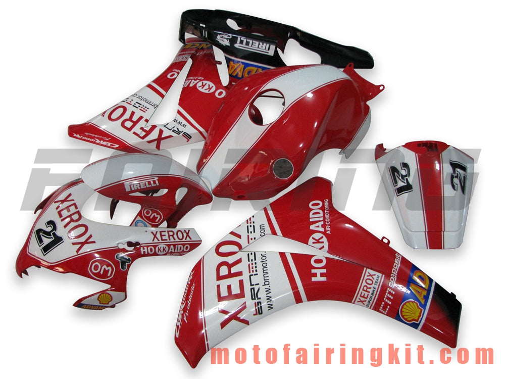 Fairing Kits Fit for CBR1000RR 2008 2009 2010 2011 CBR1000 RR 08 09 10 11 Plastic ABS Injection Mold Complete Motorcycle Body Aftermarket Bodywork Frame (Red & White) B058