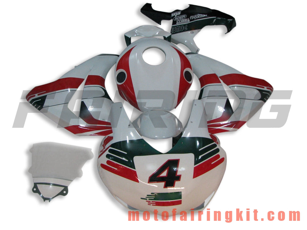 Kits de carenado aptos para CBR1000RR 2008 2009 2010 2011 CBR1000 RR 08 09 10 11 Molde de inyección de plástico ABS Carrocería completa para motocicleta Carrocería del mercado de accesorios Marco (blanco y rojo) B063