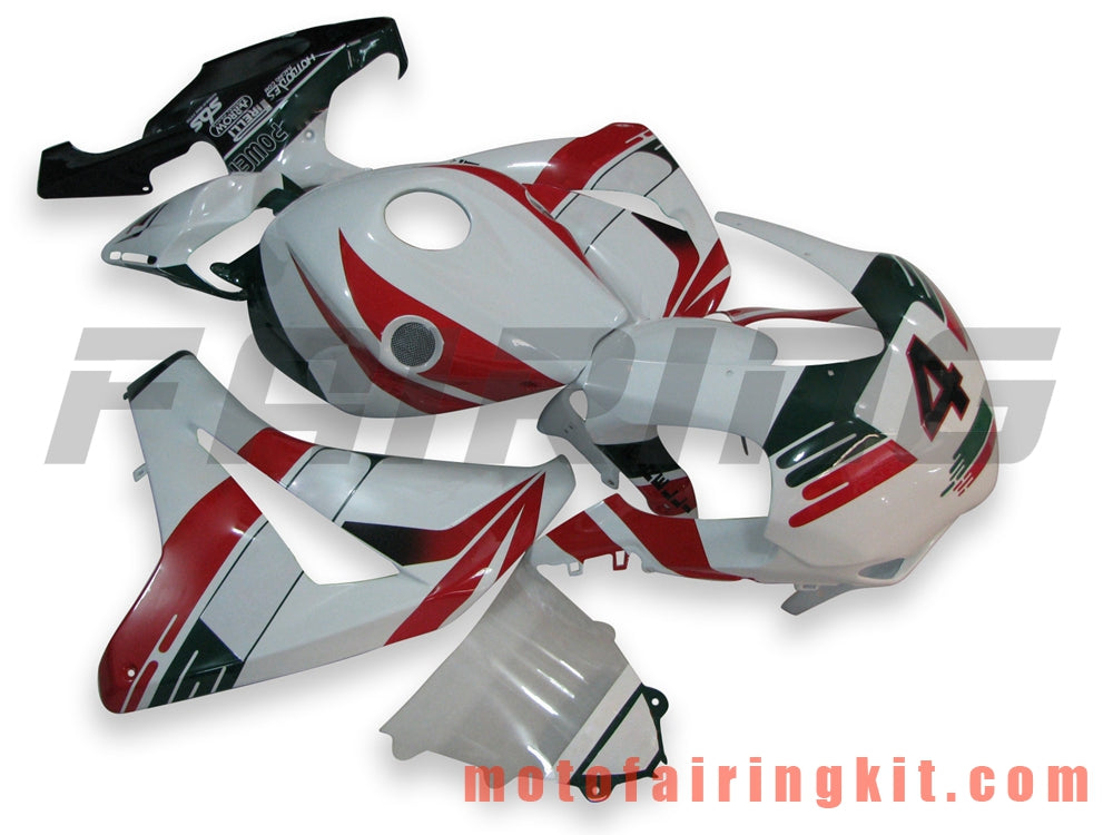 Kits de carenado aptos para CBR1000RR 2008 2009 2010 2011 CBR1000 RR 08 09 10 11 Molde de inyección de plástico ABS Carrocería completa para motocicleta Carrocería del mercado de accesorios Marco (blanco y rojo) B063