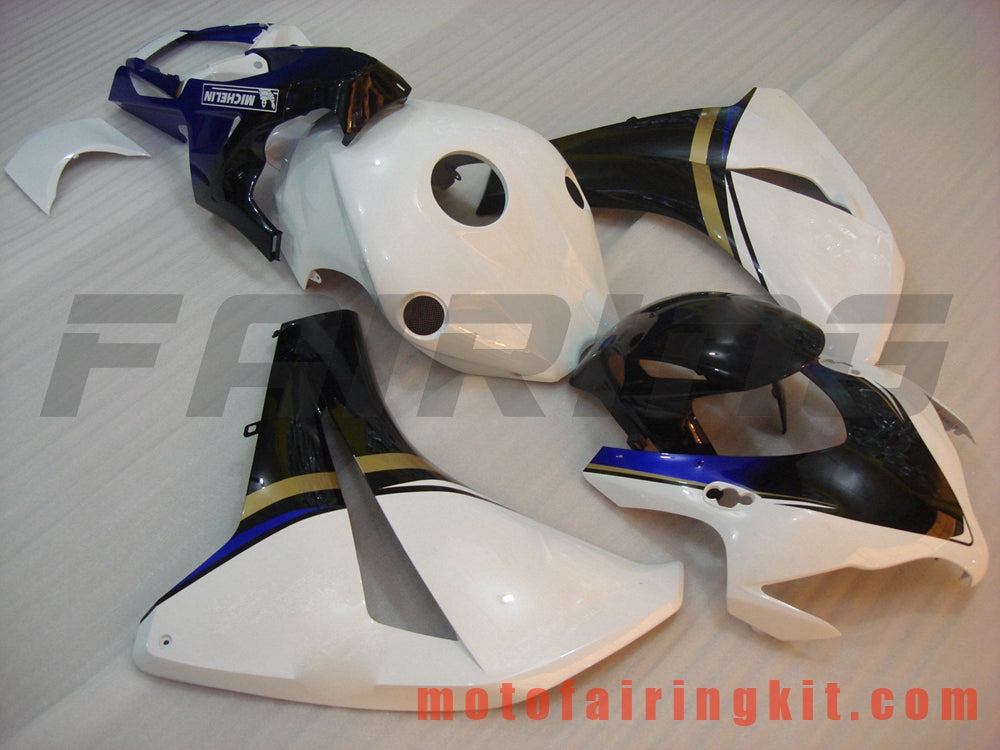 Kits de carenado aptos para CBR1000RR 2008 2009 2010 2011 CBR1000 RR 08 09 10 11 Molde de inyección de plástico ABS Carrocería completa para motocicleta Marco de carrocería de posventa (blanco y negro) B068