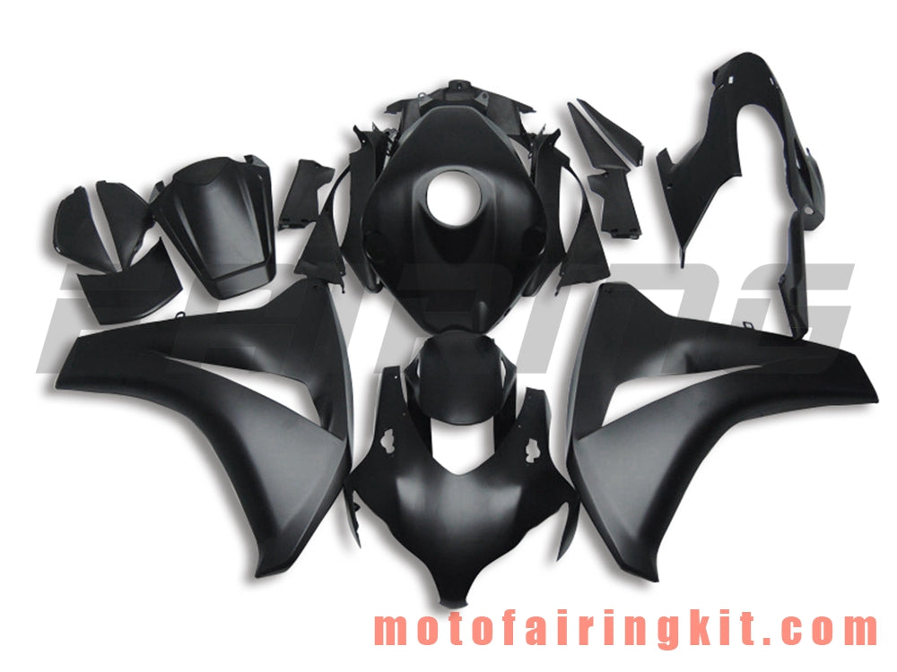 Fairing Kits Fit for CBR1000RR 2008 2009 2010 2011 CBR1000 RR 08 09 10 11 Plastic ABS Injection Mold Complete Motorcycle Body Aftermarket Bodywork Frame (Black) B078