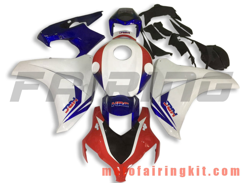 Fairing Kits Fit for CBR1000RR 2008 2009 2010 2011 CBR1000 RR 08 09 10 11 Plastic ABS Injection Mold Complete Motorcycle Body Aftermarket Bodywork Frame (White & Red) B097