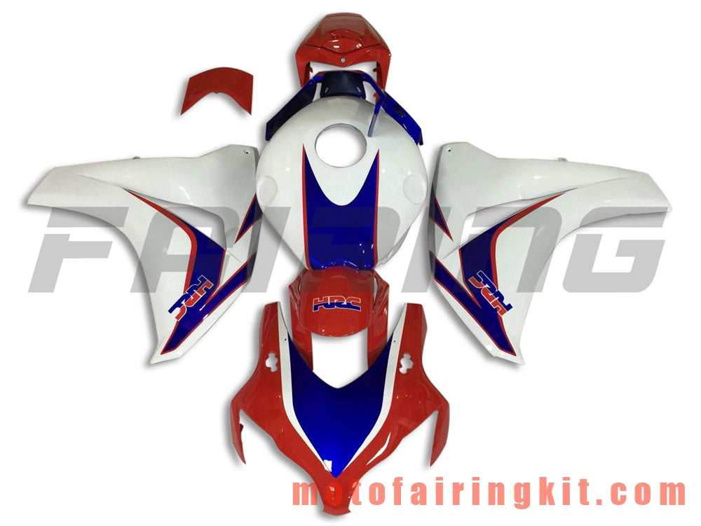 Kits de carenado aptos para CBR1000RR 2008 2009 2010 2011 CBR1000 RR 08 09 10 11 Molde de inyección de plástico ABS Carrocería completa para motocicleta Carrocería del mercado de accesorios Marco (rojo y blanco) B107