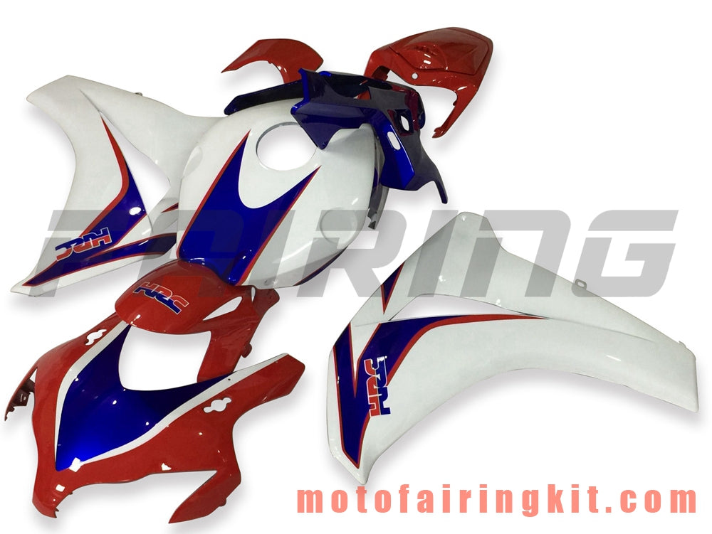 Kits de carenado aptos para CBR1000RR 2008 2009 2010 2011 CBR1000 RR 08 09 10 11 Molde de inyección de plástico ABS Carrocería completa para motocicleta Carrocería del mercado de accesorios Marco (rojo y blanco) B107