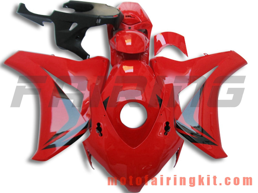 Kits de carenado aptos para CBR1000RR 2008 2009 2010 2011 CBR1000 RR 08 09 10 11 Molde de inyección de plástico ABS Carrocería completa para motocicleta Carrocería del mercado de accesorios Marco (rojo) B108