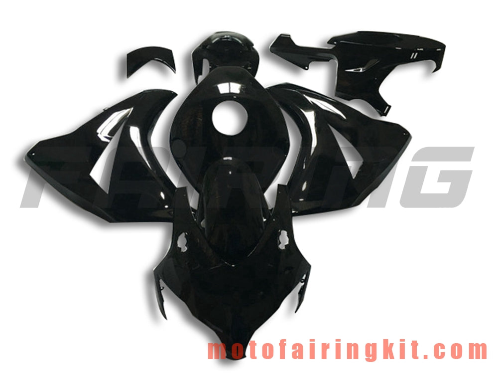 Fairing Kits Fit for CBR1000RR 2008 2009 2010 2011 CBR1000 RR 08 09 10 11 Plastic ABS Injection Mold Complete Motorcycle Body Aftermarket Bodywork Frame (Black) B109